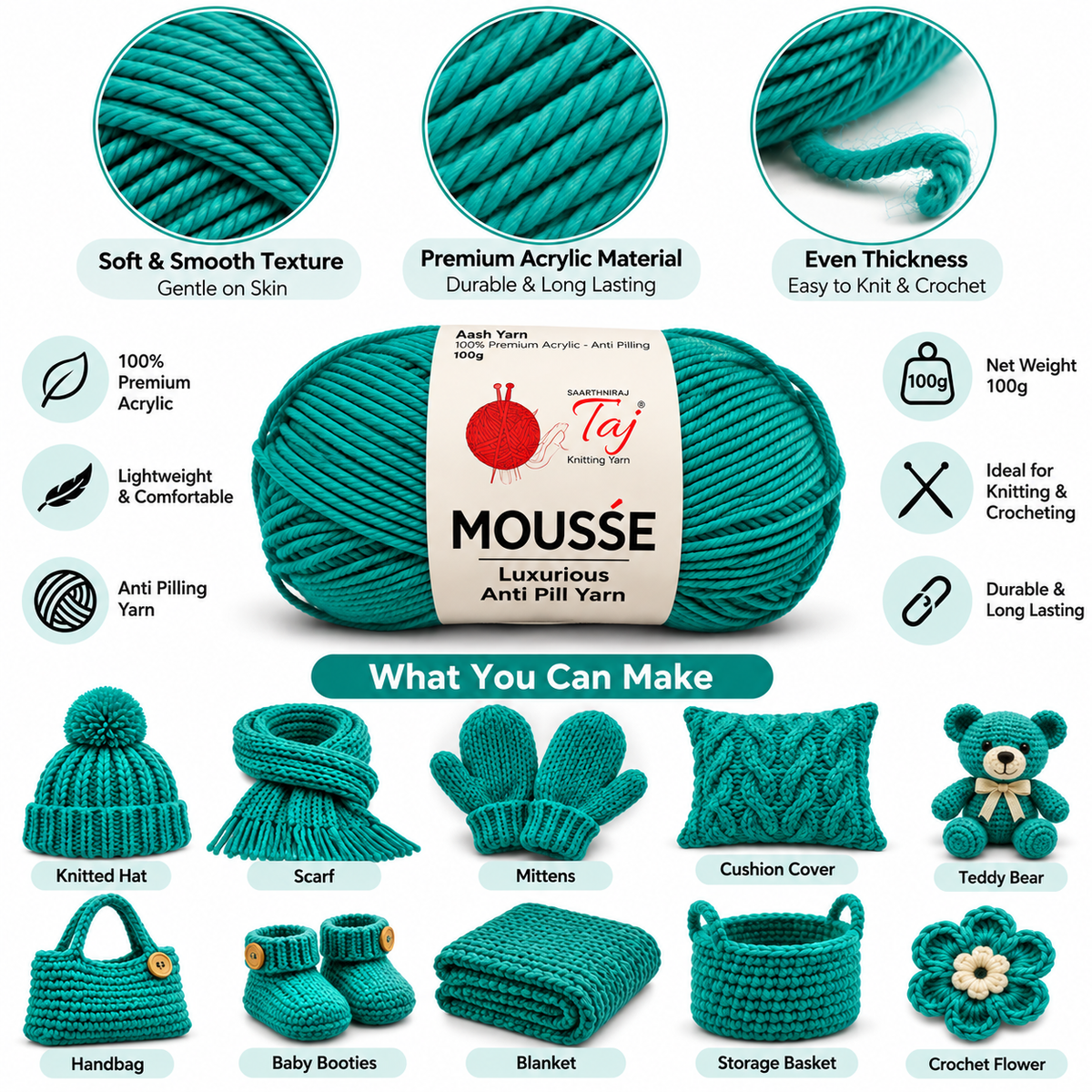 Mousse 11 – Creative Knitting Yarn
