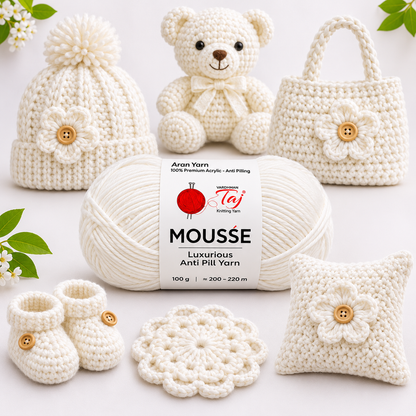 Taj Mousse –21 – Optical White