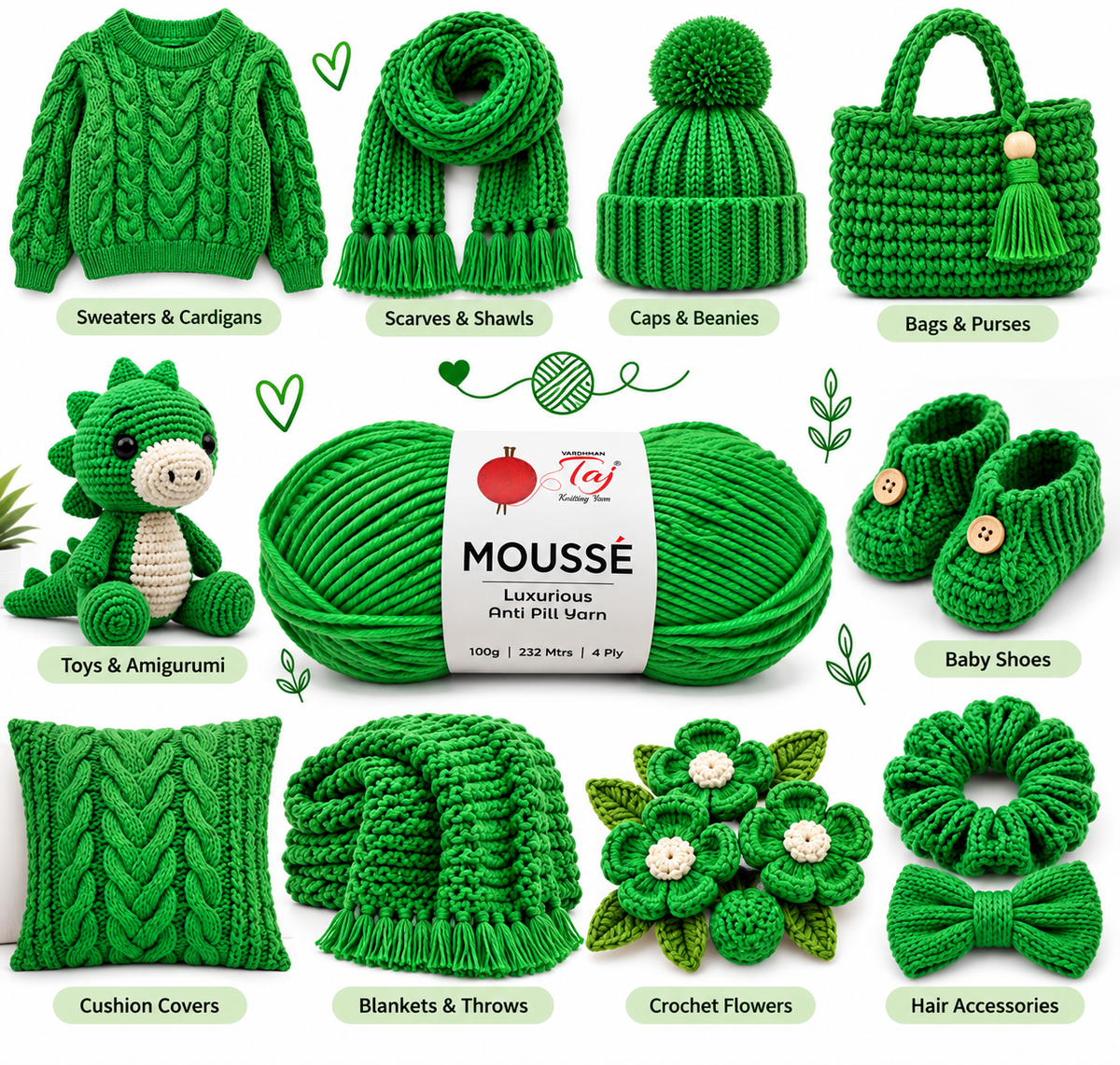 Taj Mousse - 37 – Leafy Green