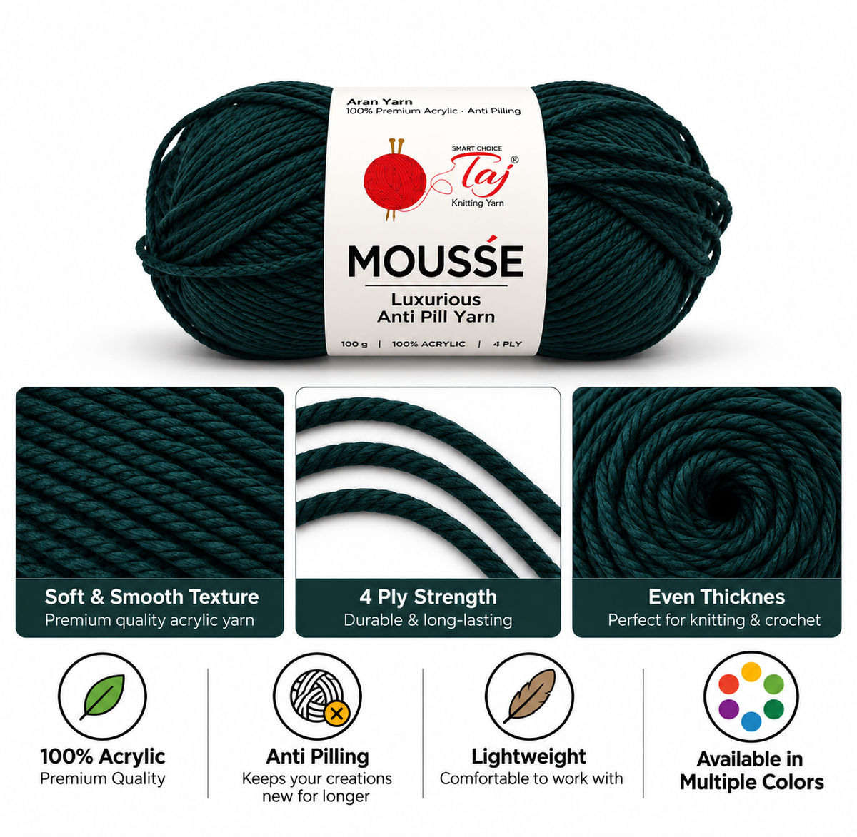 Mousse - 26 – Creative Knitting Yarn