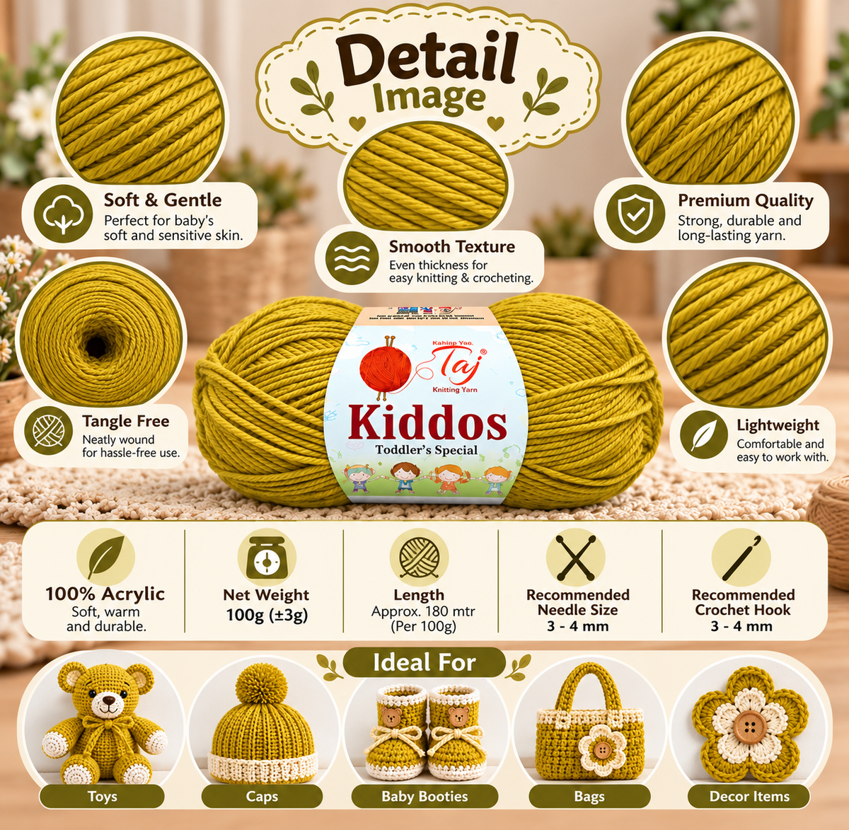 Kiddos – Shade 93 | Knitting Yarn
