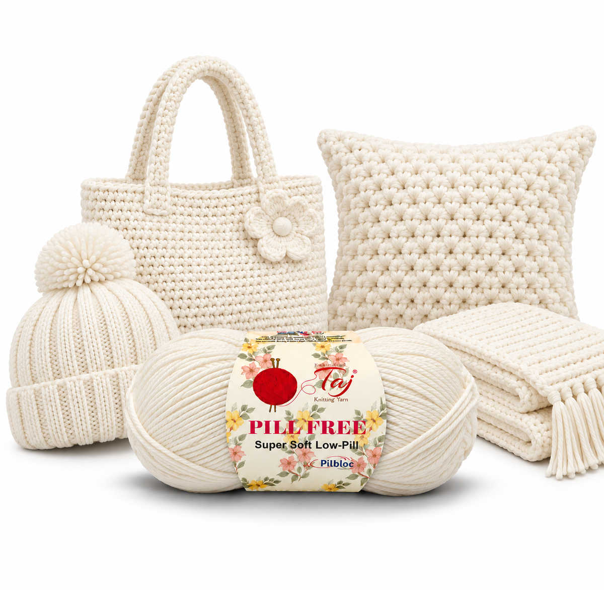 Pillfree 01 – Luxurious Anti-Pill Yarn for Knitting
