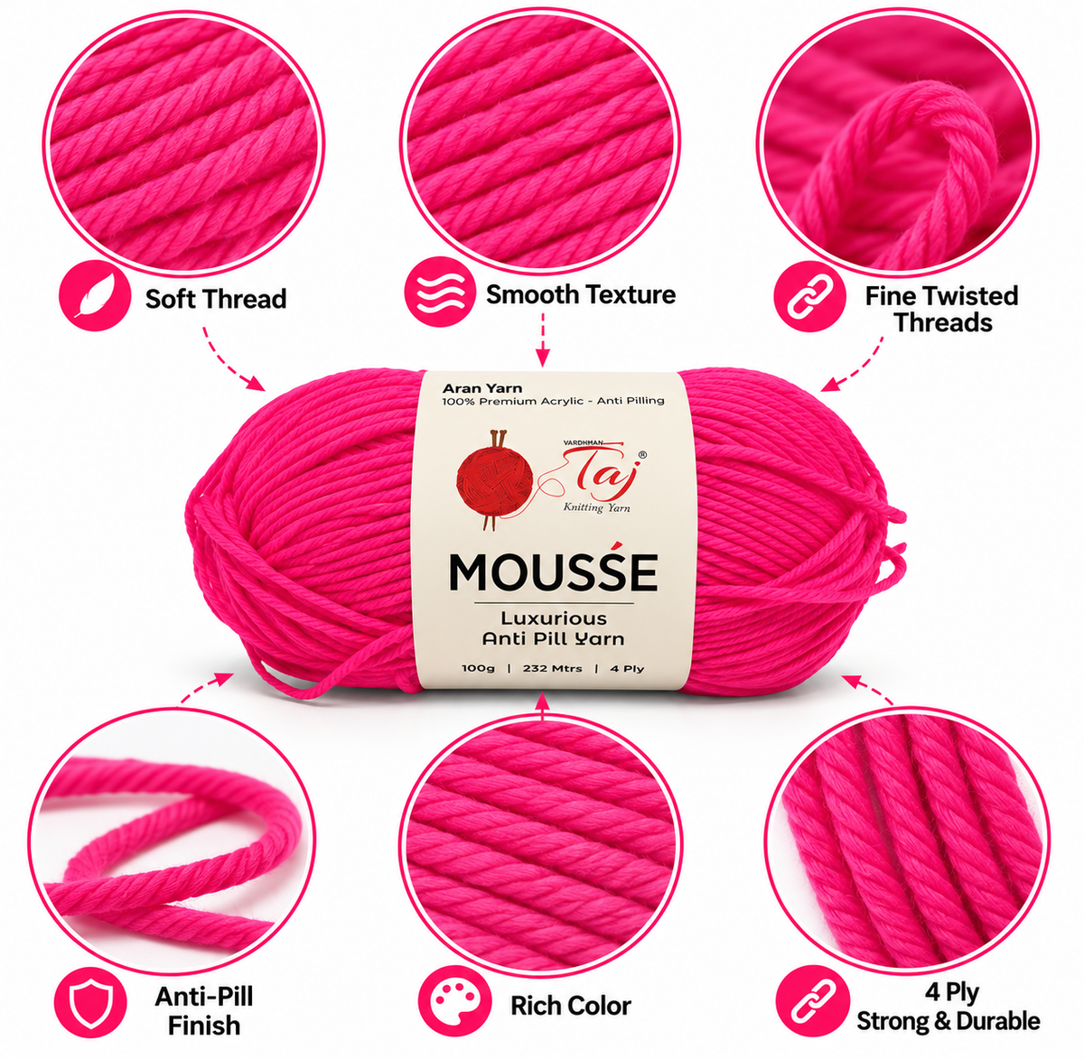 Mousse 38 – Creative Knitting Yarn