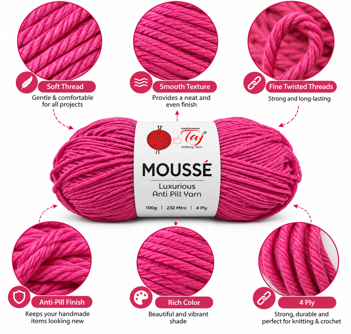 Mousse - 36– Creative Knitting Yarn