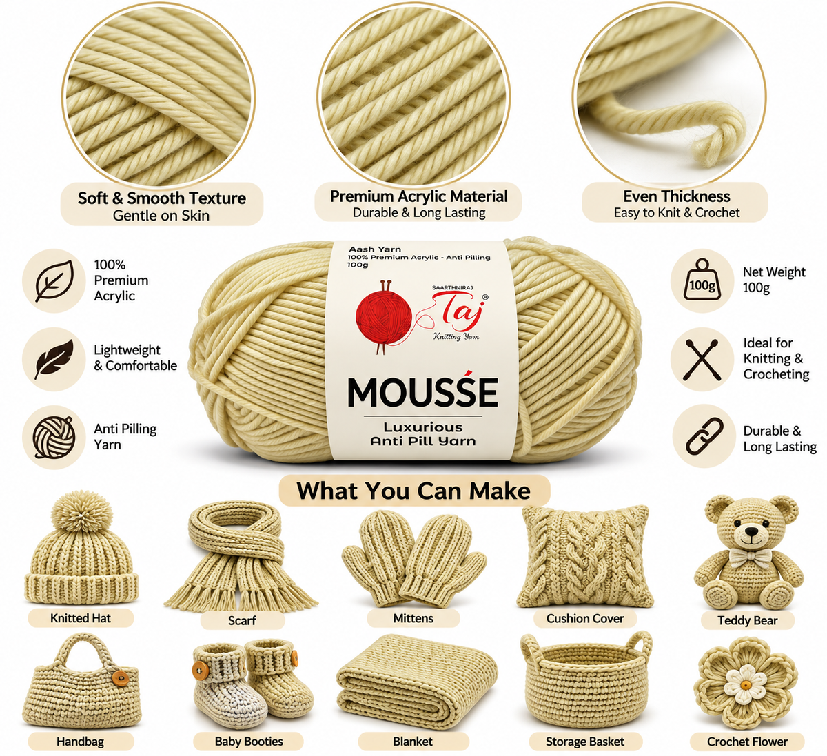 Taj Mousse - 07 – Light Mushroom