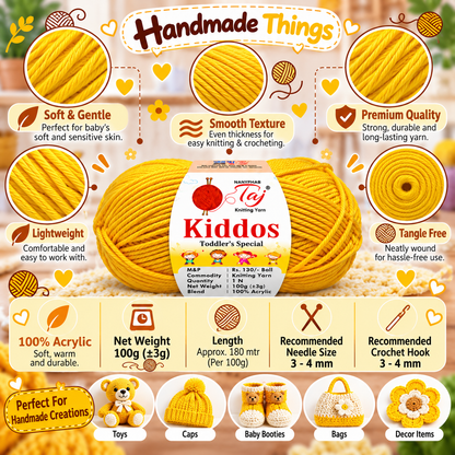 Kiddos 85 – Premium Knitting Yarn