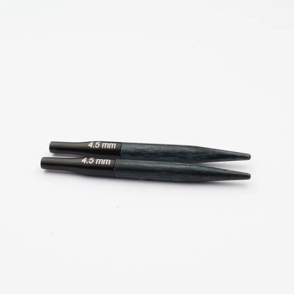 Denim Indigo Wood Mini Interchangeable Needles 2" (5CM)