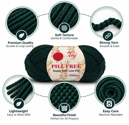 Pillfree 26 – Luxurious Anti-Pill Yarn for Knitting