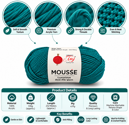 Mousse - 47 – Creative Knitting Yarn