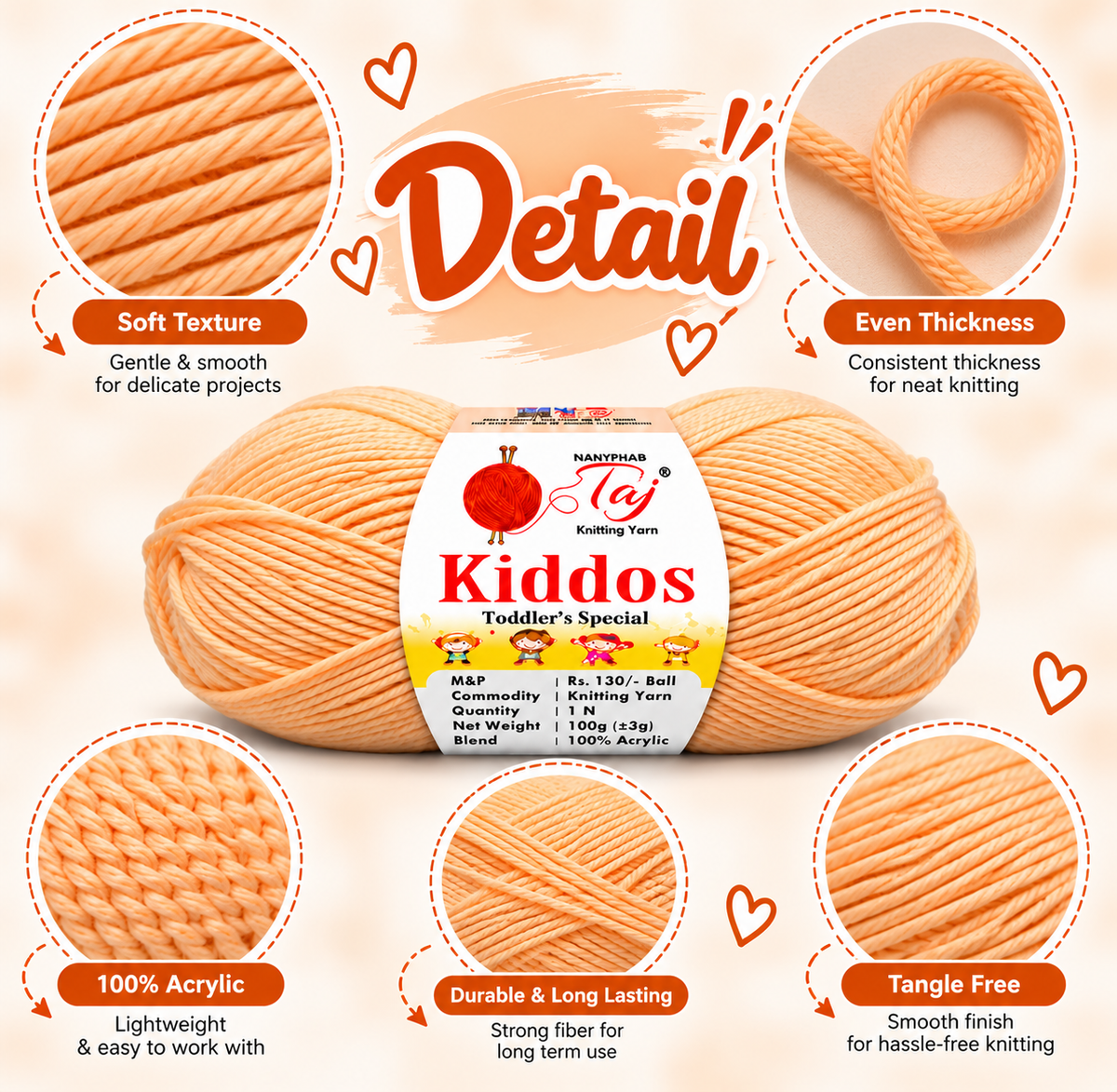 Kiddos 94 – Premium Knitting Yarn