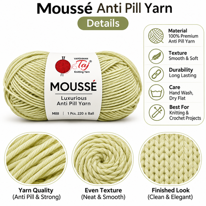 Mousse - 88 – Creative Knitting Yarn