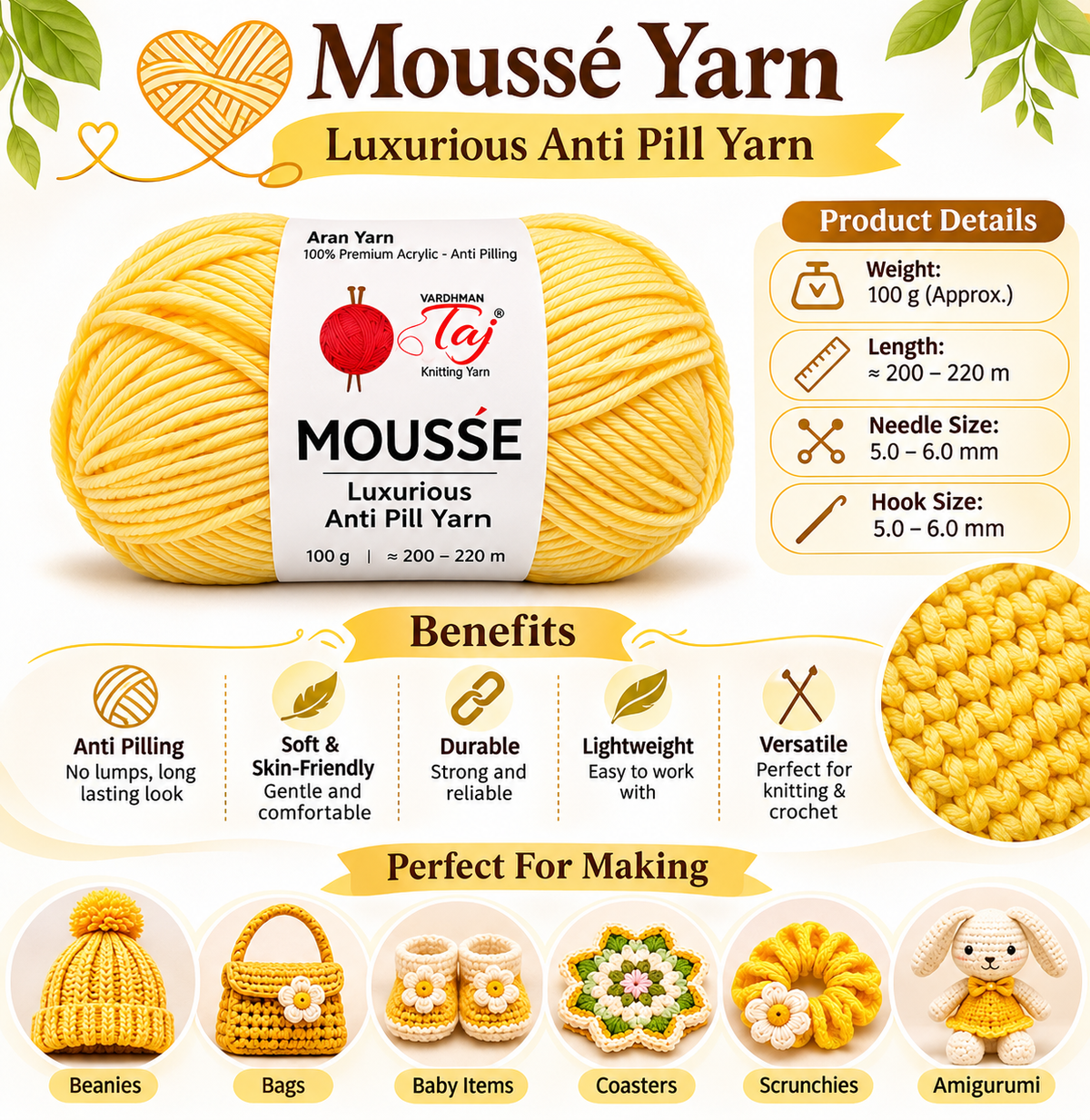 Taj Mousse - 57 – Butter