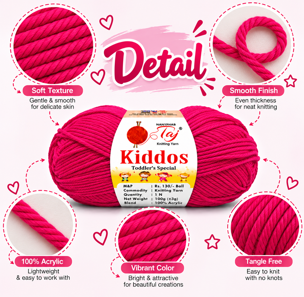 Kiddos 83– Premium Knitting Yarn