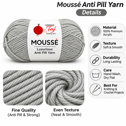 Mousse - 92 – Creative Knitting Yarn