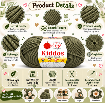 Kiddos 77 – Premium Knitting Yarn