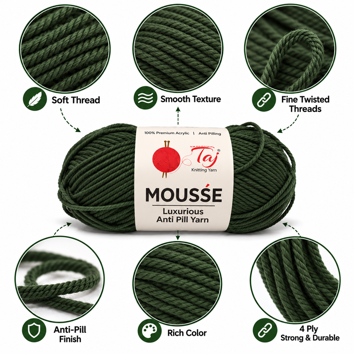 Mousse - 31 – Creative Knitting Yarn