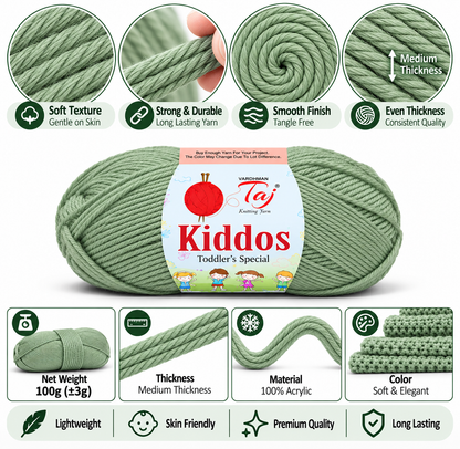 Kiddos 34 – Premium Knitting Yarn
