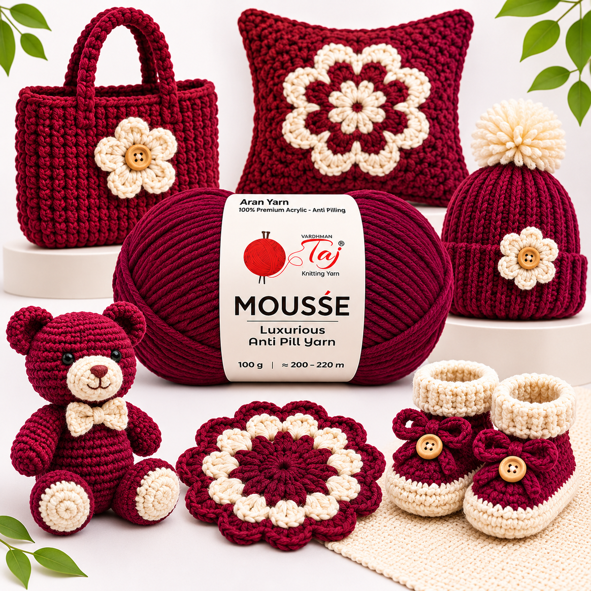 Taj Mousse - 66 – Dark Scarlet