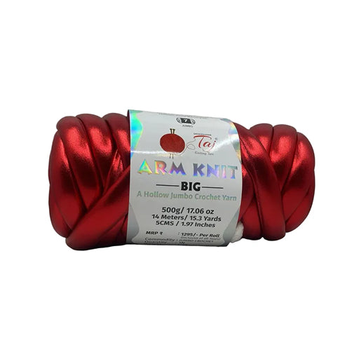 Jumbo Metallic Arm Knitting Yarn - 105