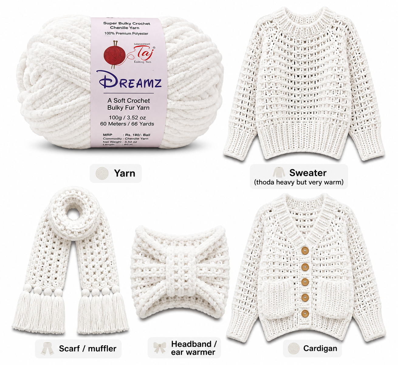 Blankie Solid - Dreamz-White