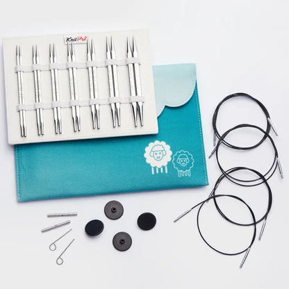 Nova Cubics Deluxe Interchangeable Circular Needles Set - 13cm (5”)